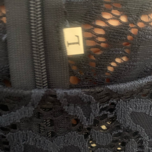 Zapaka blue lace dress - L - Picture 3 of 10